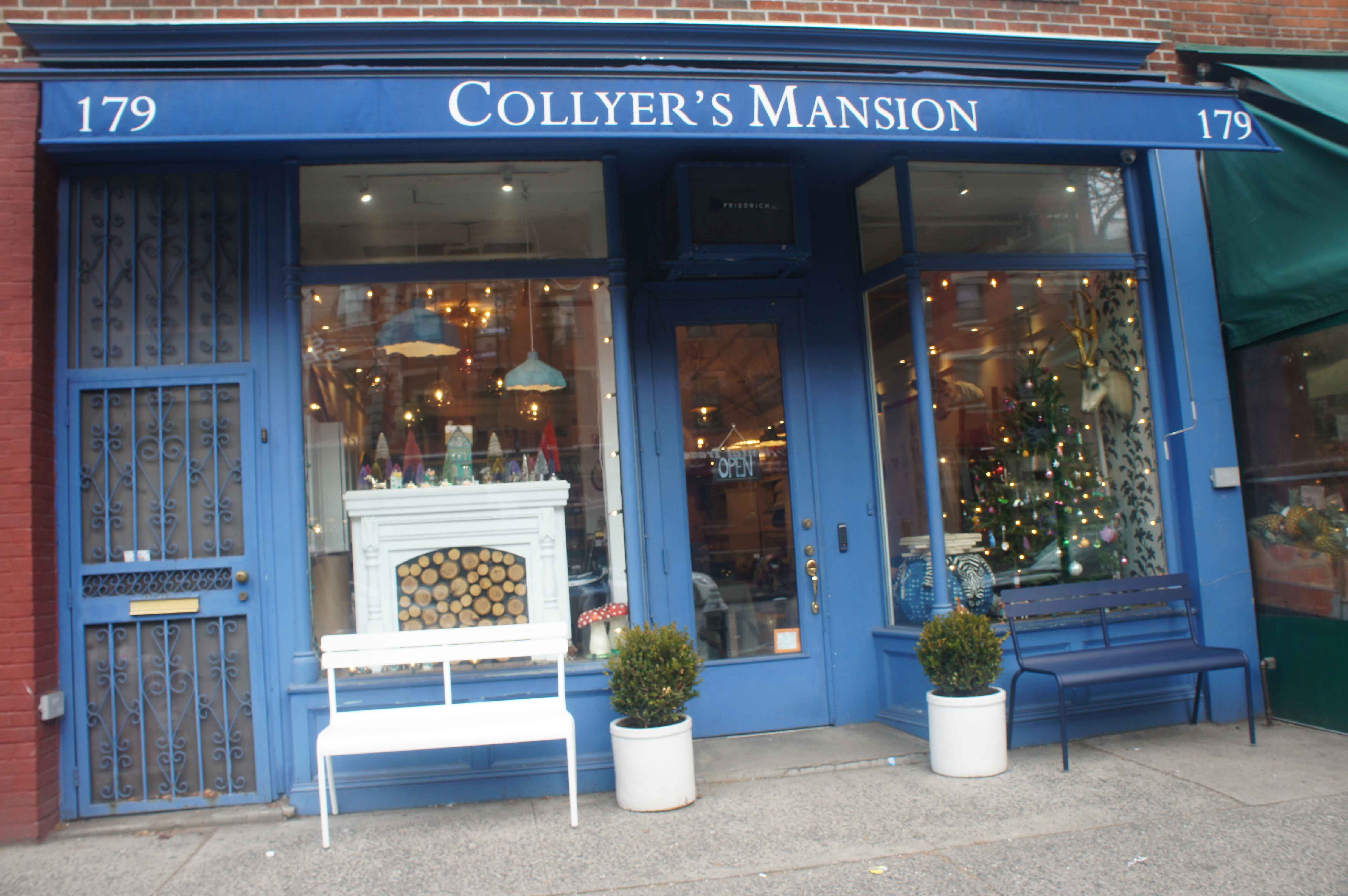 Picture of Collyer’s Mansion, an eclectic home goods boutique showcasing eco-friendly furniture, handmade jewelry & original artwork – a Brooklyn Heights treasure