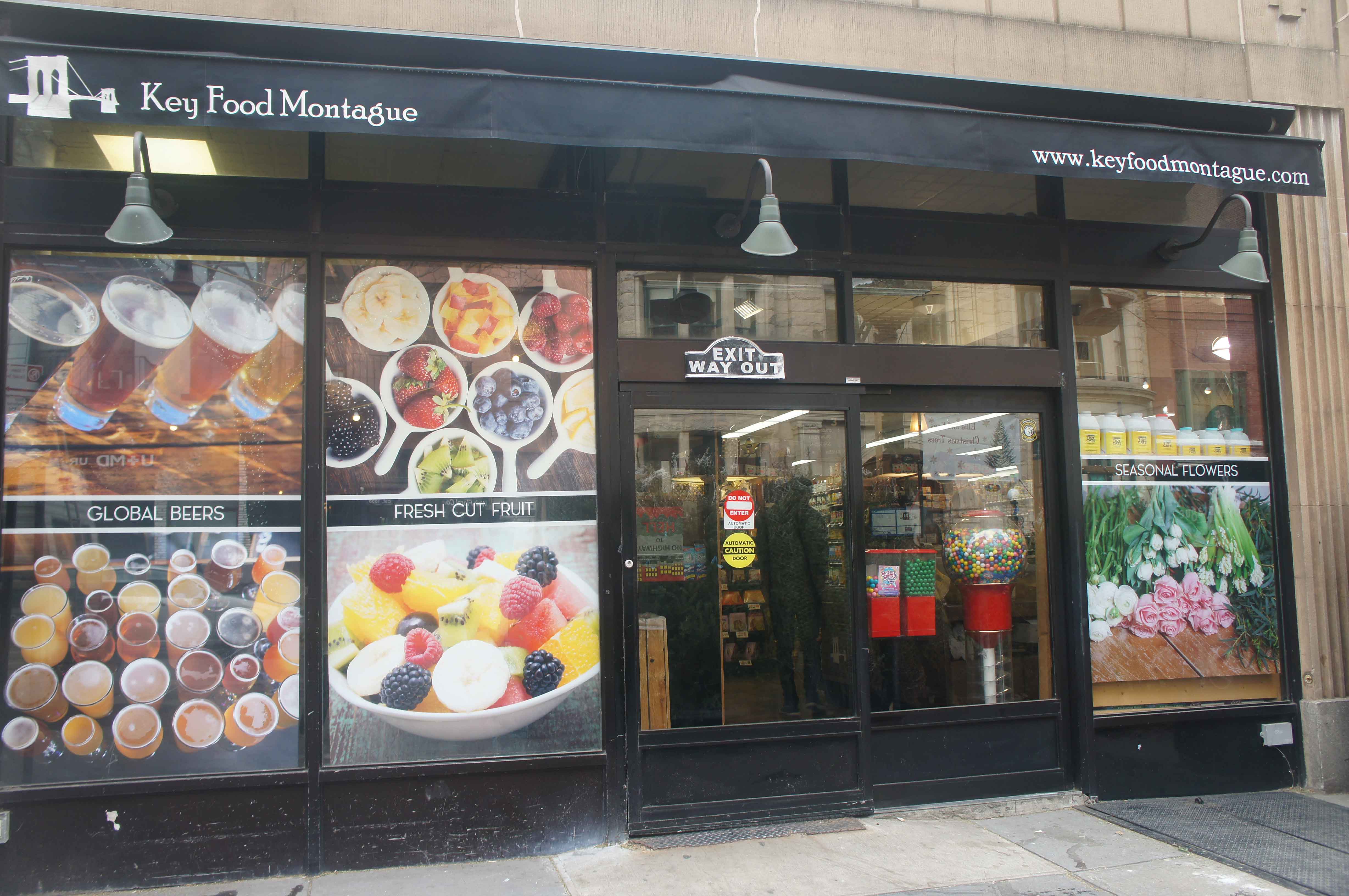 Picture of Key Food Supermarket on Montague Street, conveniently located near 2 Pierrepont Street, offering residents groceries and general merchandise